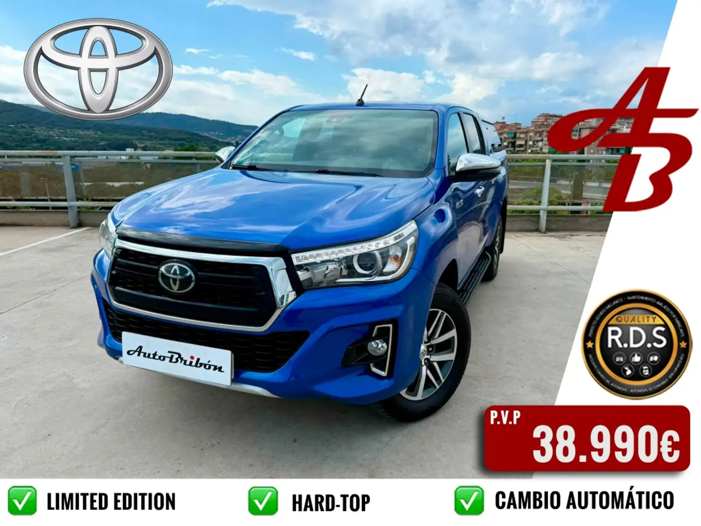 Toyota Hilux Cabina Doble VXL Aut. Blauw - 1