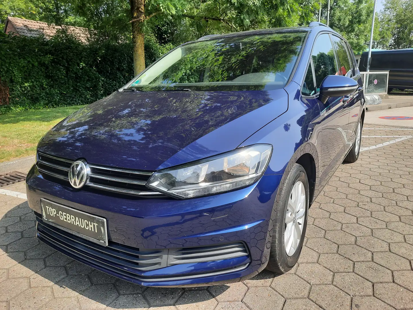 Volkswagen Touran 7-SITZER- COMFORTLINE BMT- Klima-Alu-SHZ-PDC Blau - 1