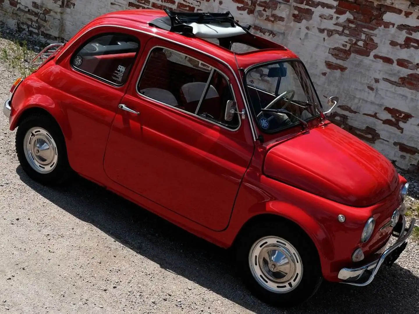 Fiat Cinquecento Cinquecento 704 ED cat. Rouge - 2