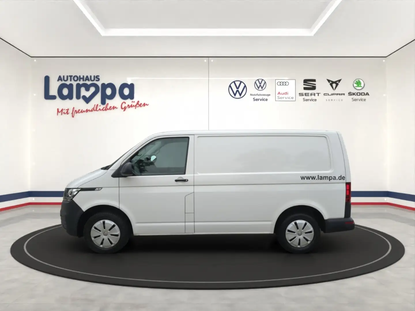 Volkswagen T6 Kasten 2.0 TDI AHK, Klima, DAB+ Bianco - 2