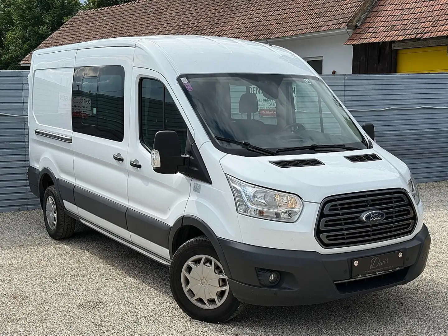 Ford Transit Transit Kasten 2,0 TDCi L3H2 350 DK Trend Blanc - 1