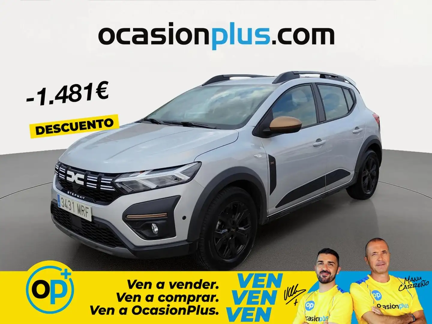 Dacia Sandero Stepway TCe Extreme Go 81kW Gris - 1