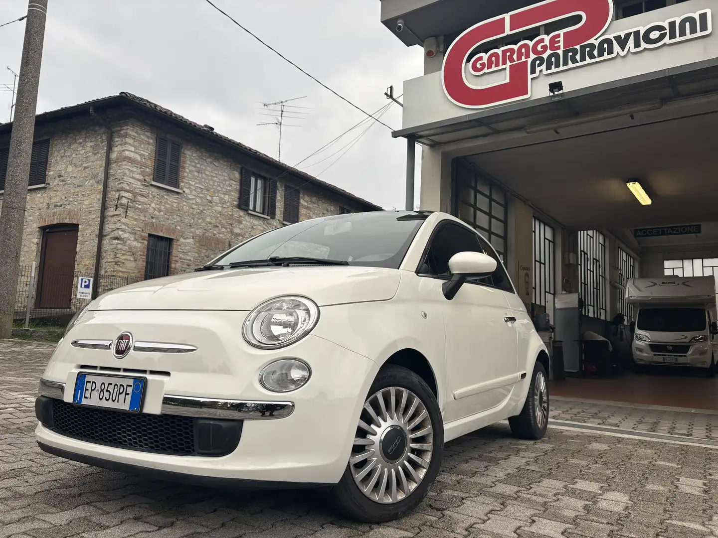 Fiat 500 1.2 Lounge AUTOMATICA-NEOPATENTATI Bianco - 1