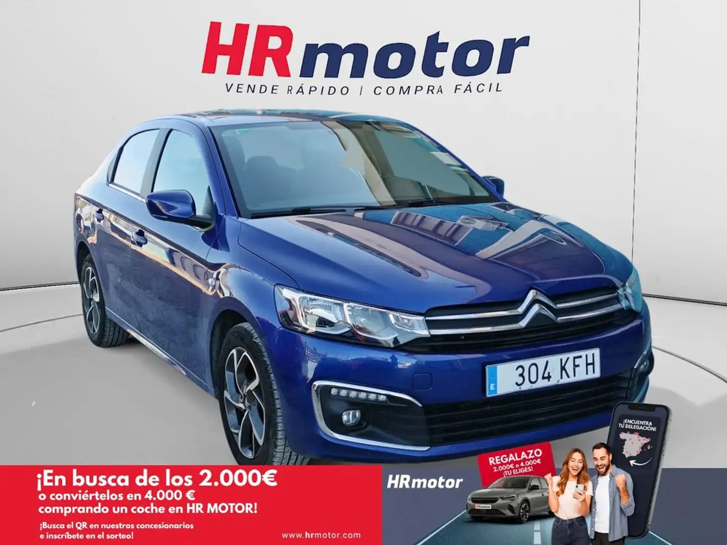 Citroen C-Elysée 1.2 PureTech 82 Shine S&S Azul - 1