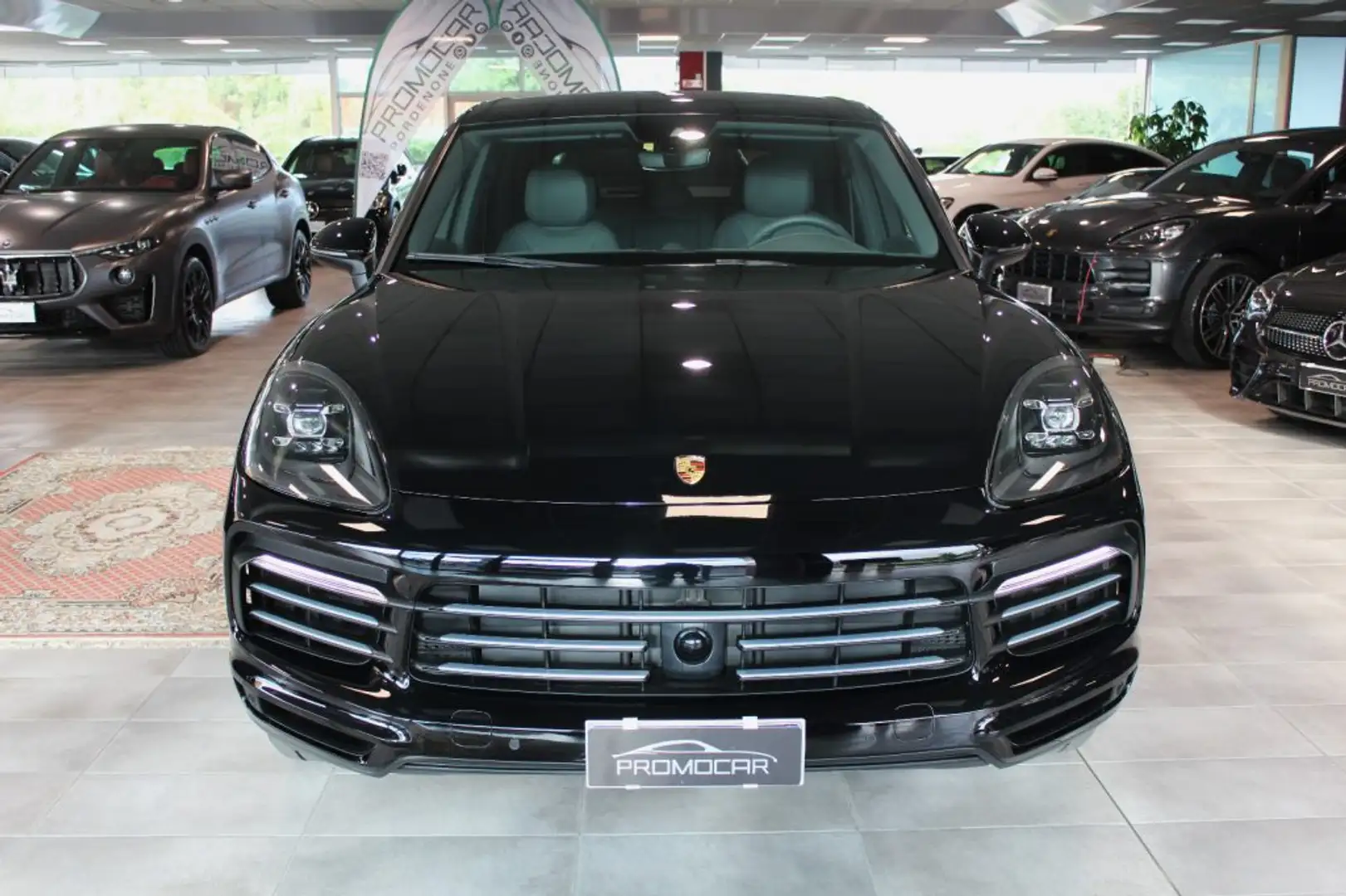 Porsche Cayenne 3.0 V6 E-Hybrid *UNIPROP*RADAR* Nero - 2