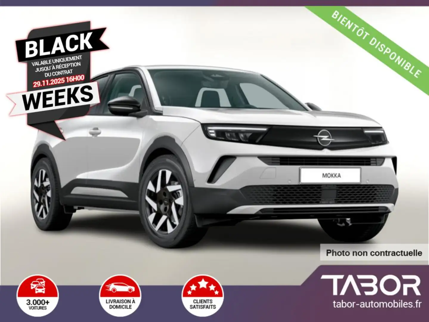 Opel Mokka 1.2 130 AT8 Edition LED GPS ACC cam Blanc - 1