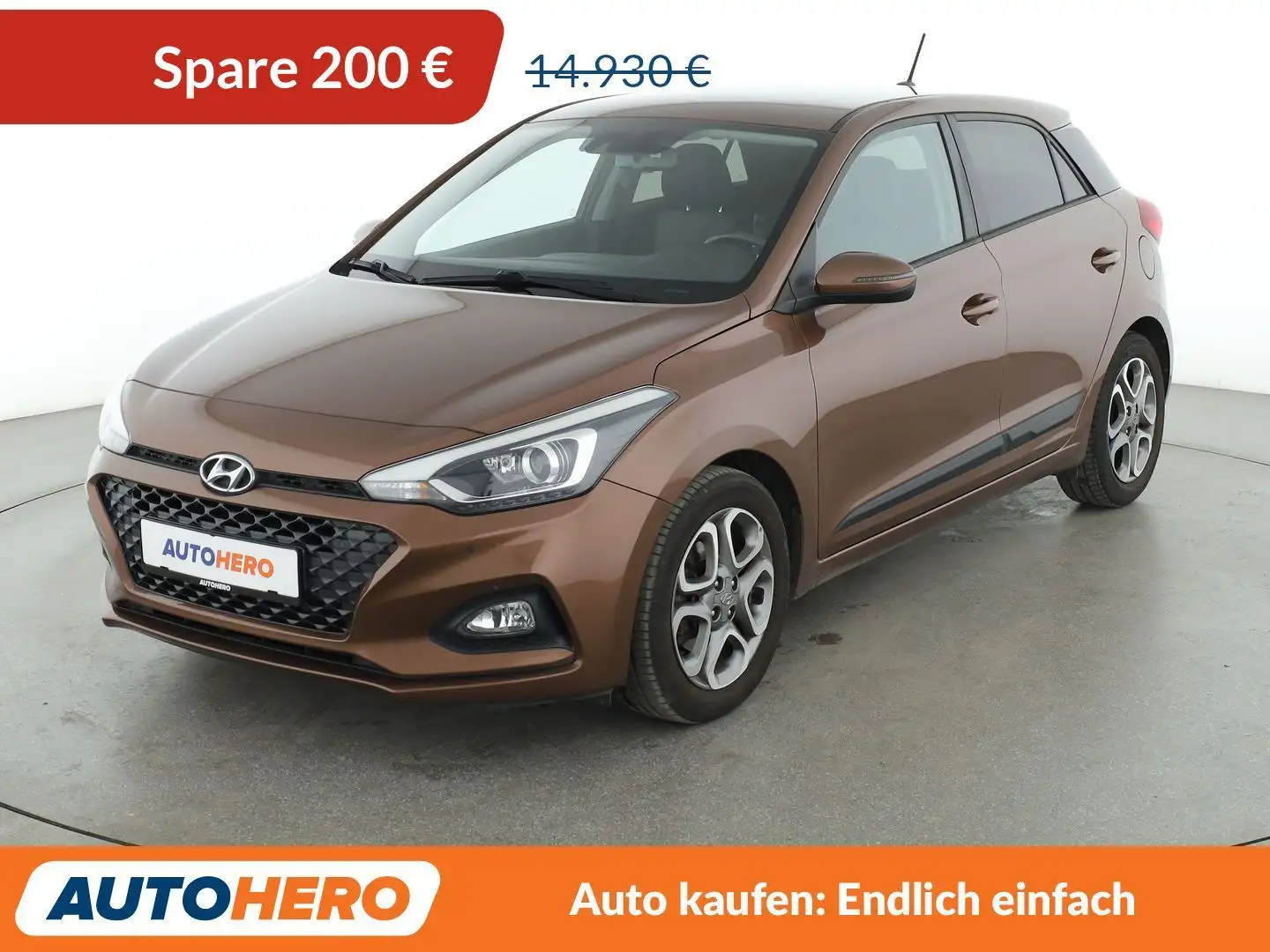 Hyundai i20 1.0 TGDI Style Aut.*CAM*SPUR*PDC*SHZ*KLIMA* Braun - 1