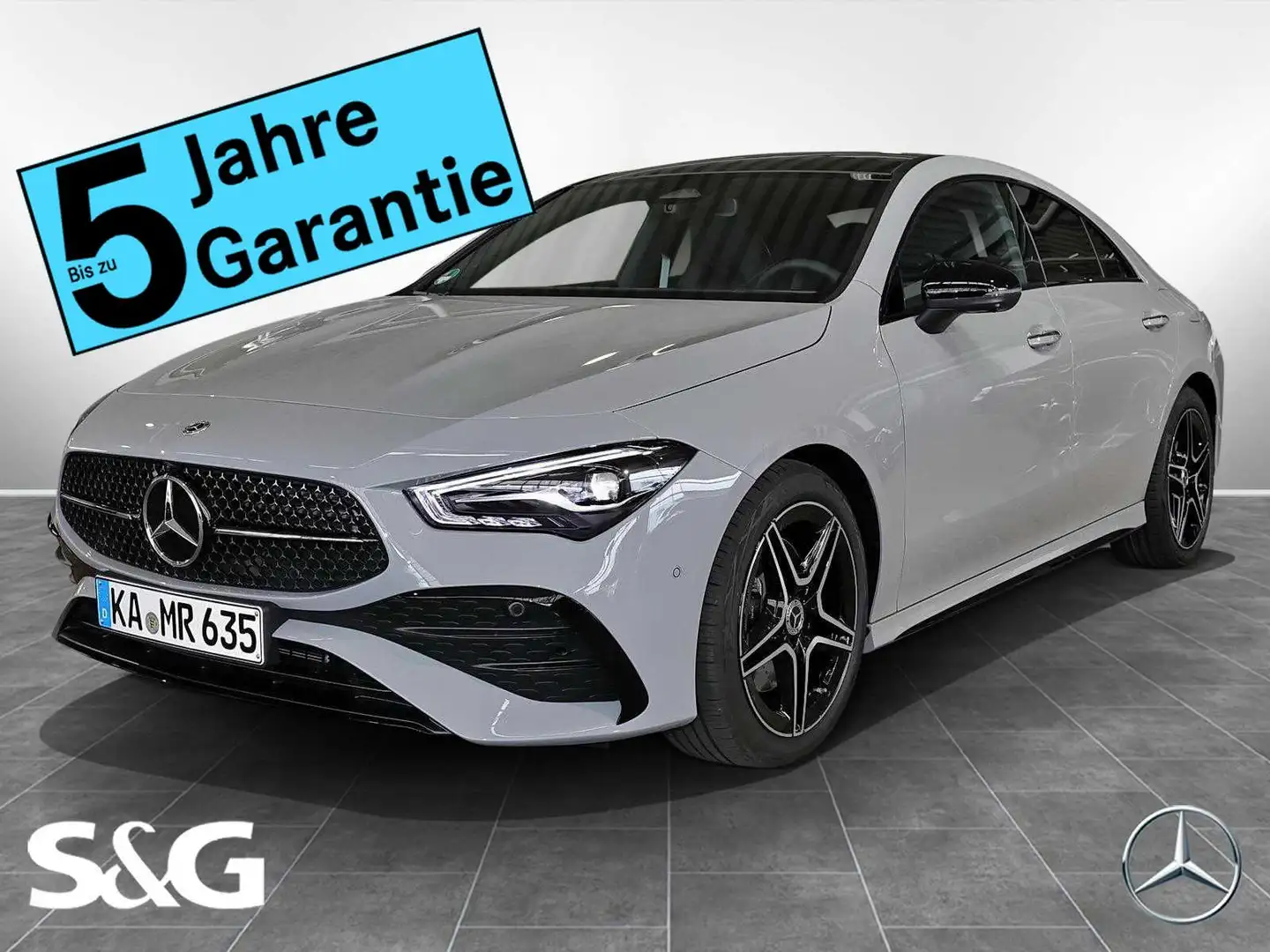 Mercedes-Benz CLA 200 Coupé AMG Spec.ED+LED+360°+Pano+Standhz. Gris - 1