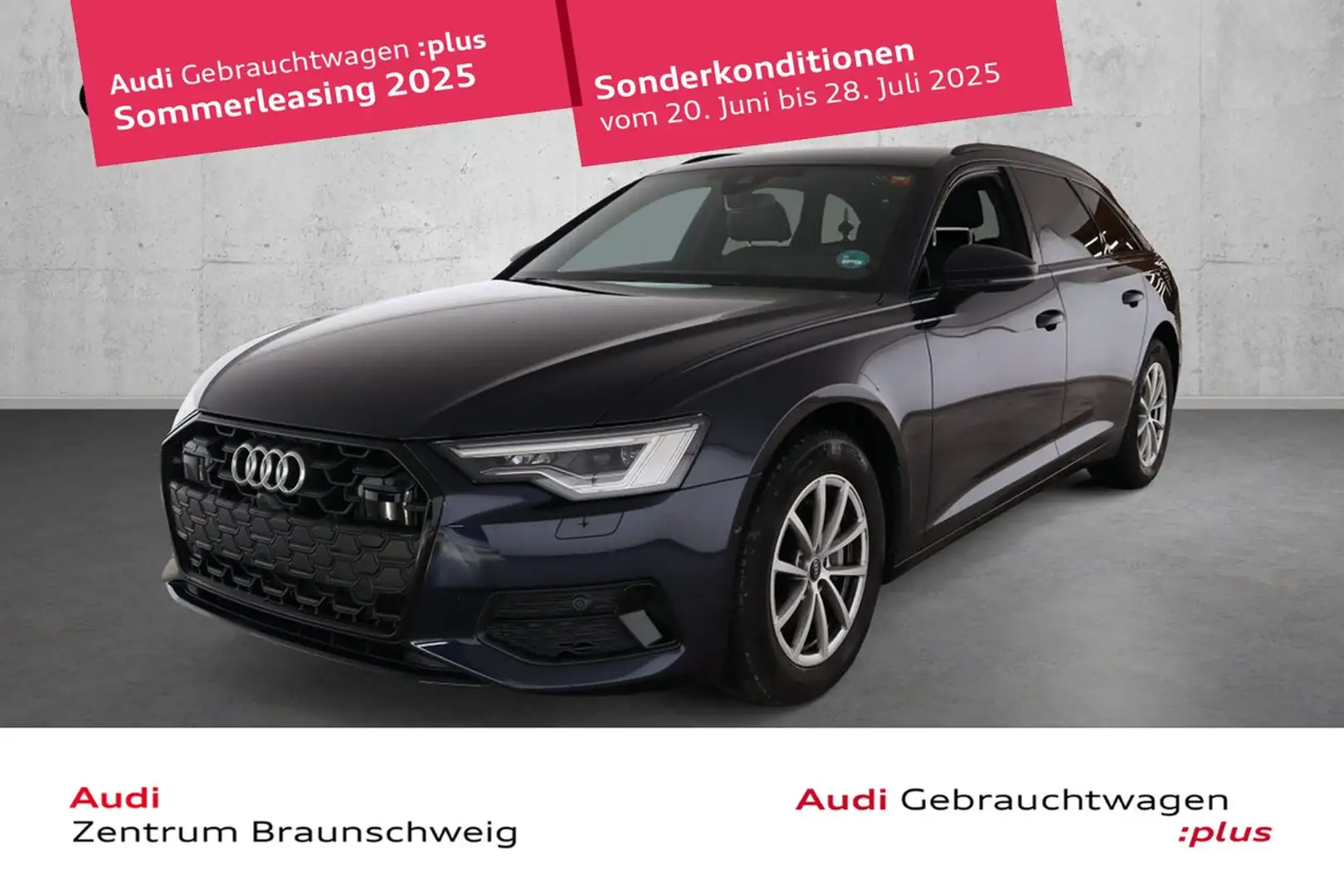 Audi A6 Avant advanced 40 TDI S-tronic MATRIX-LED+HuD+SHZ Blau - 1