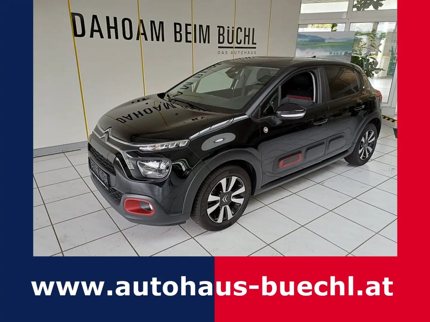 Citroen C3 PureTech 83 S&S 5-Gang-Manuell C Series Noir - 1