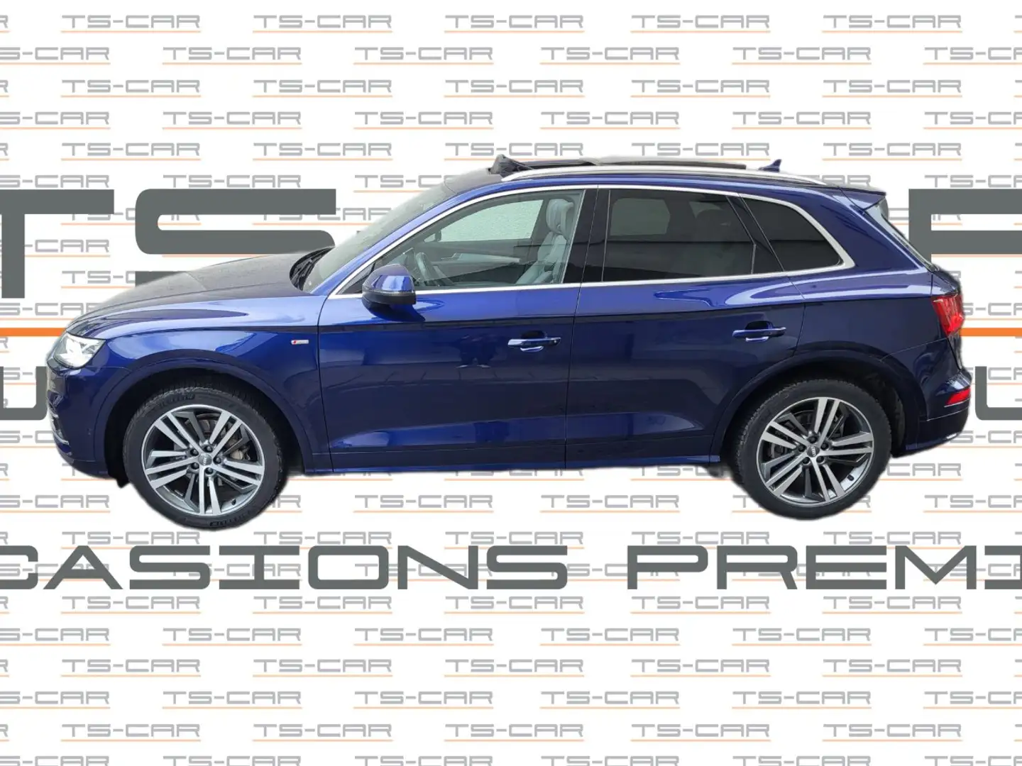 Audi Q5 Q5 2.0 TDI quattro S tronic S LINE Bleu - 1