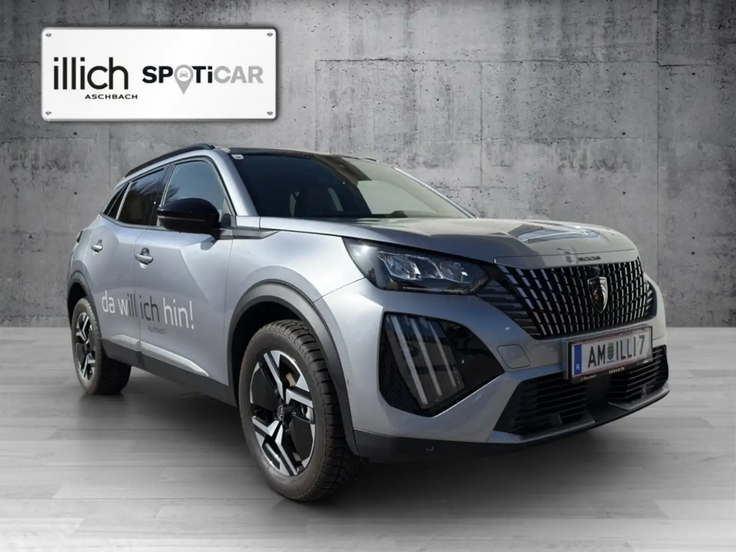 Peugeot 2008 ALLURE PureTech 100 6-Gang-Manuell Grijs - 1