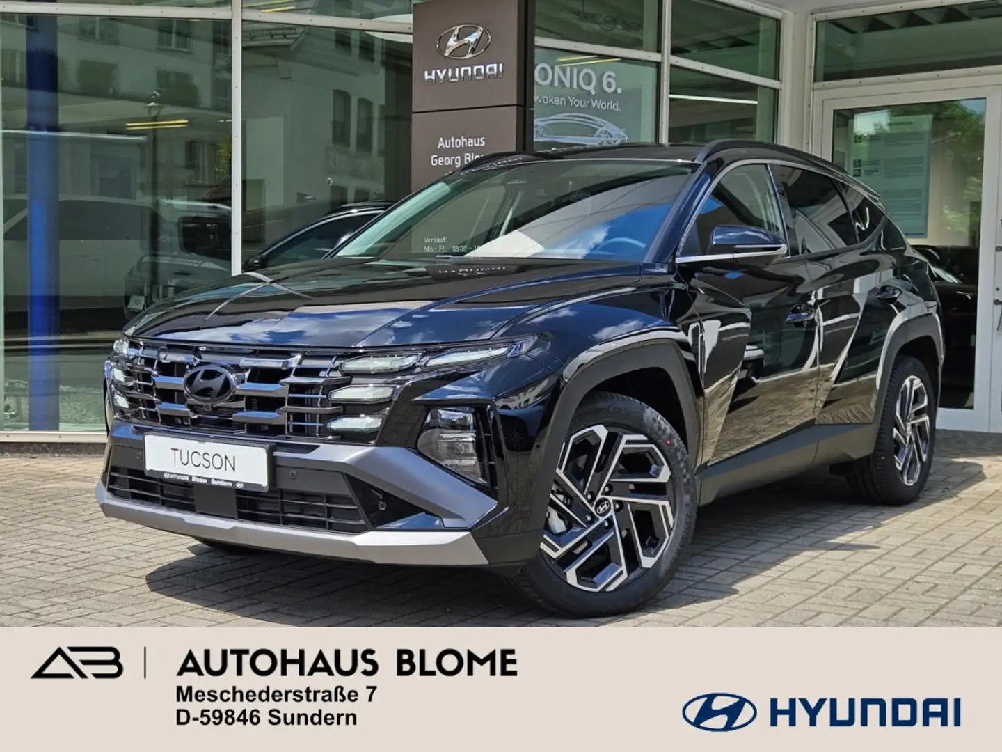Hyundai TUCSON 1.6 T-GDI 7-DCT PRIME, Assistenz-Paket, ECS, Navi, Černá - 1