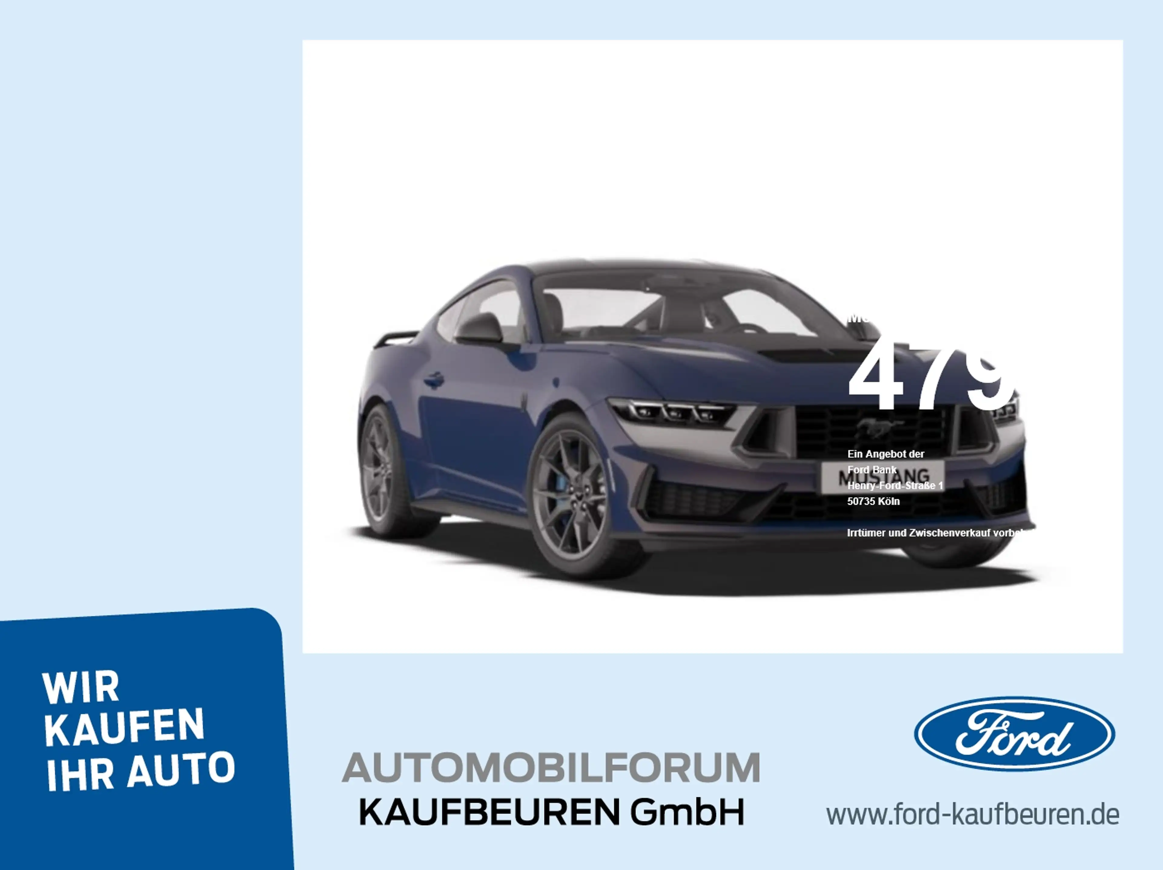 Ford Mustang Dark Horse Coupe AT RECARO*B&O*iACC*LED
