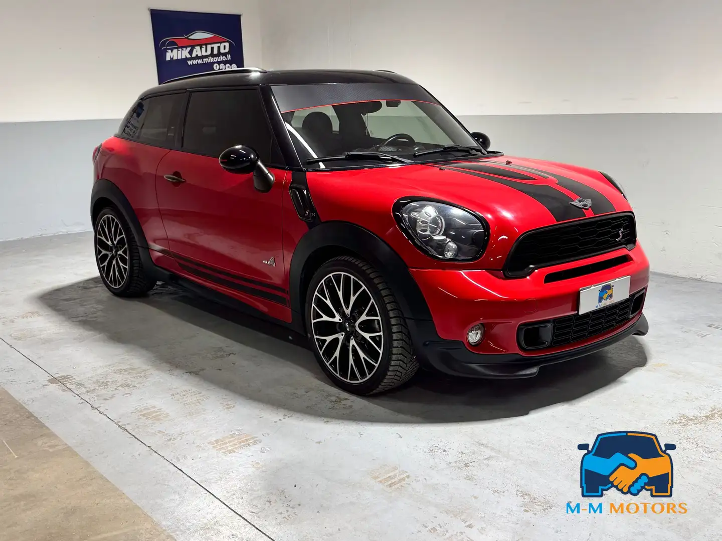 MINI John Cooper Works 1.6 Cooper S all4 E6 PACEMAN Rouge - 2