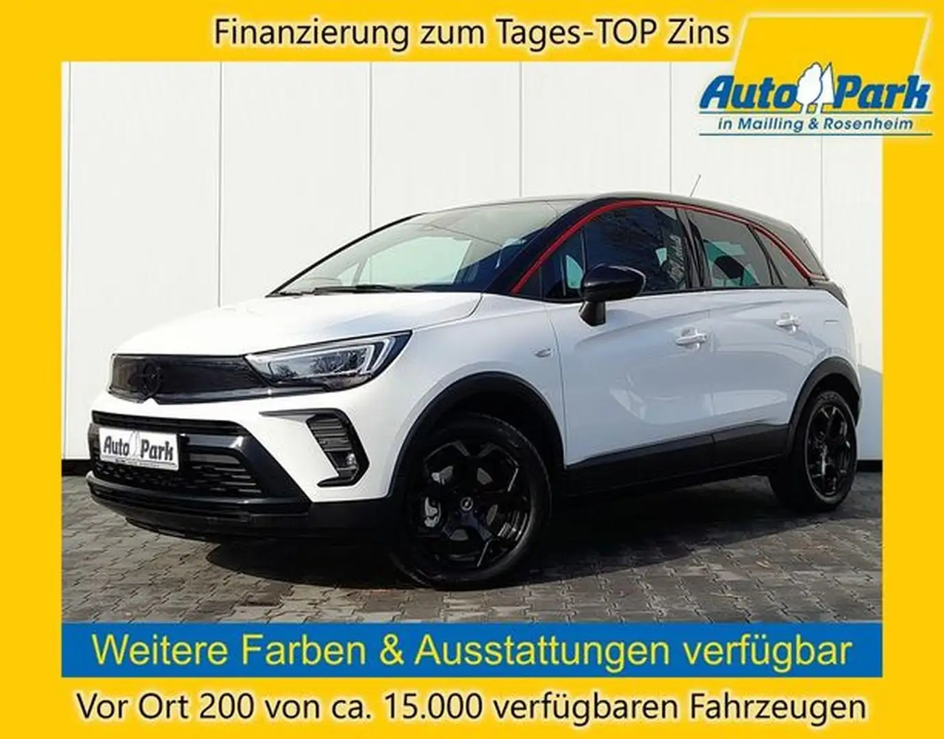 Opel Crossland Aut GS-Line NAVI/APP~LED~SHZ~RFK~DAB Bílá - 1