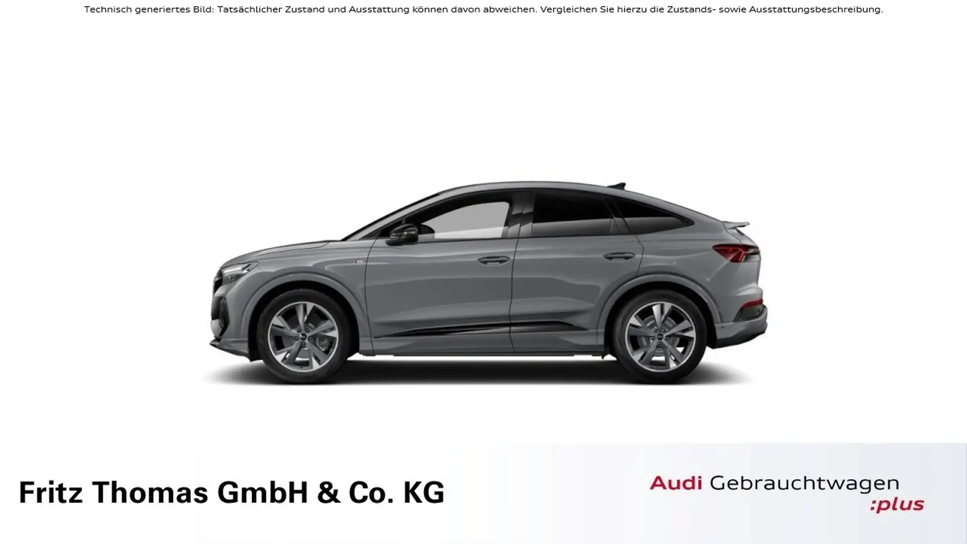 Audi Q4 e-tron 50 quattro MLED Pano Navi S line Int. APS Klima Grau - 1