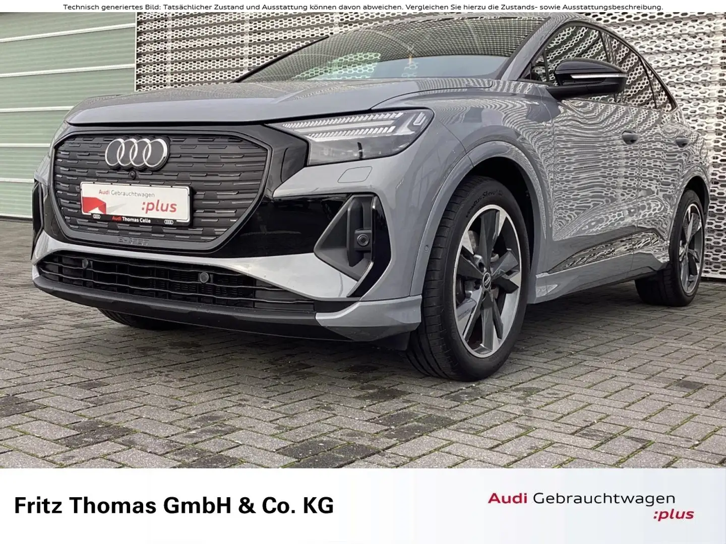 Audi Q4 e-tron 50 quattro MLED Pano Navi S line Int. APS Klima Gri - 1