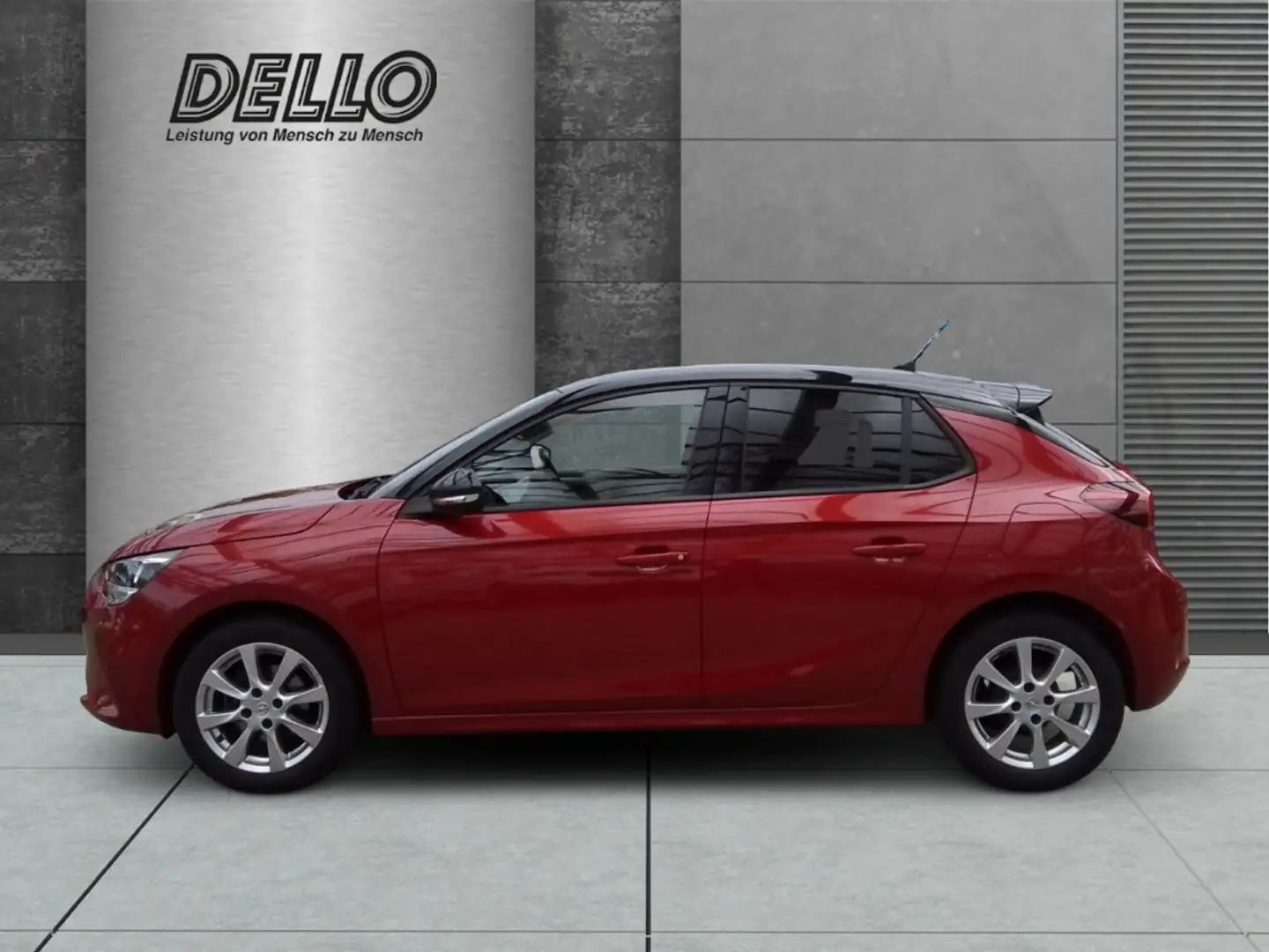 Opel Corsa Edition 1.2 EU6d LHZ SHZ PDC hi. Klima Allwetterre Rood - 2