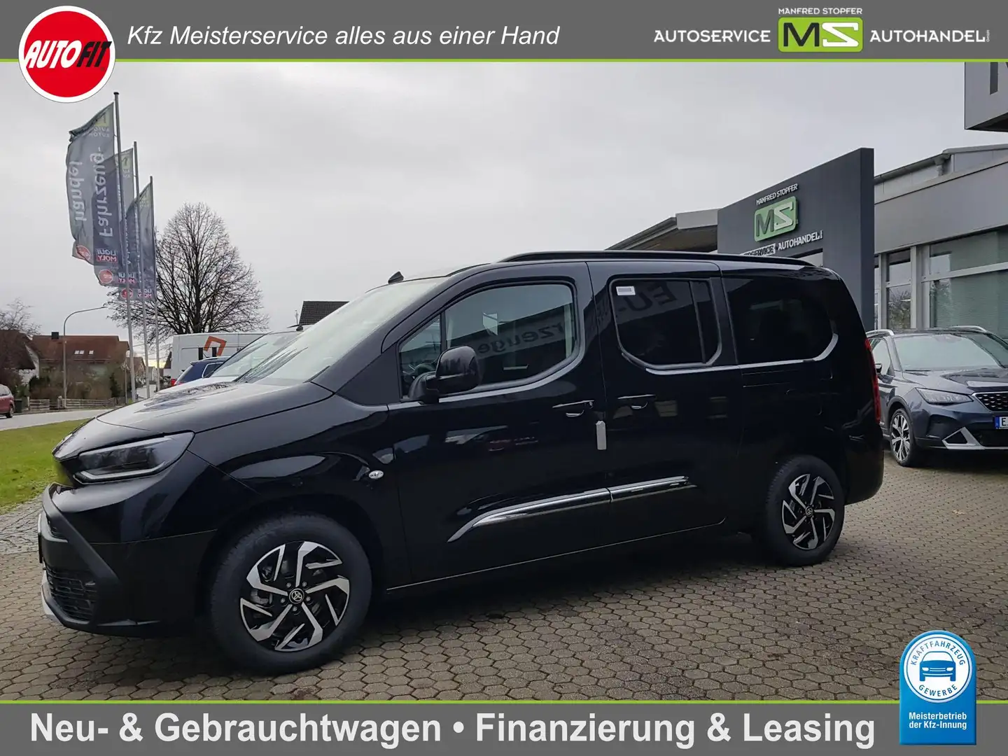 Toyota Proace City Verso L2 Team D 1.2  7-SITZER -TEMPOMAT+AC... Noir - 1