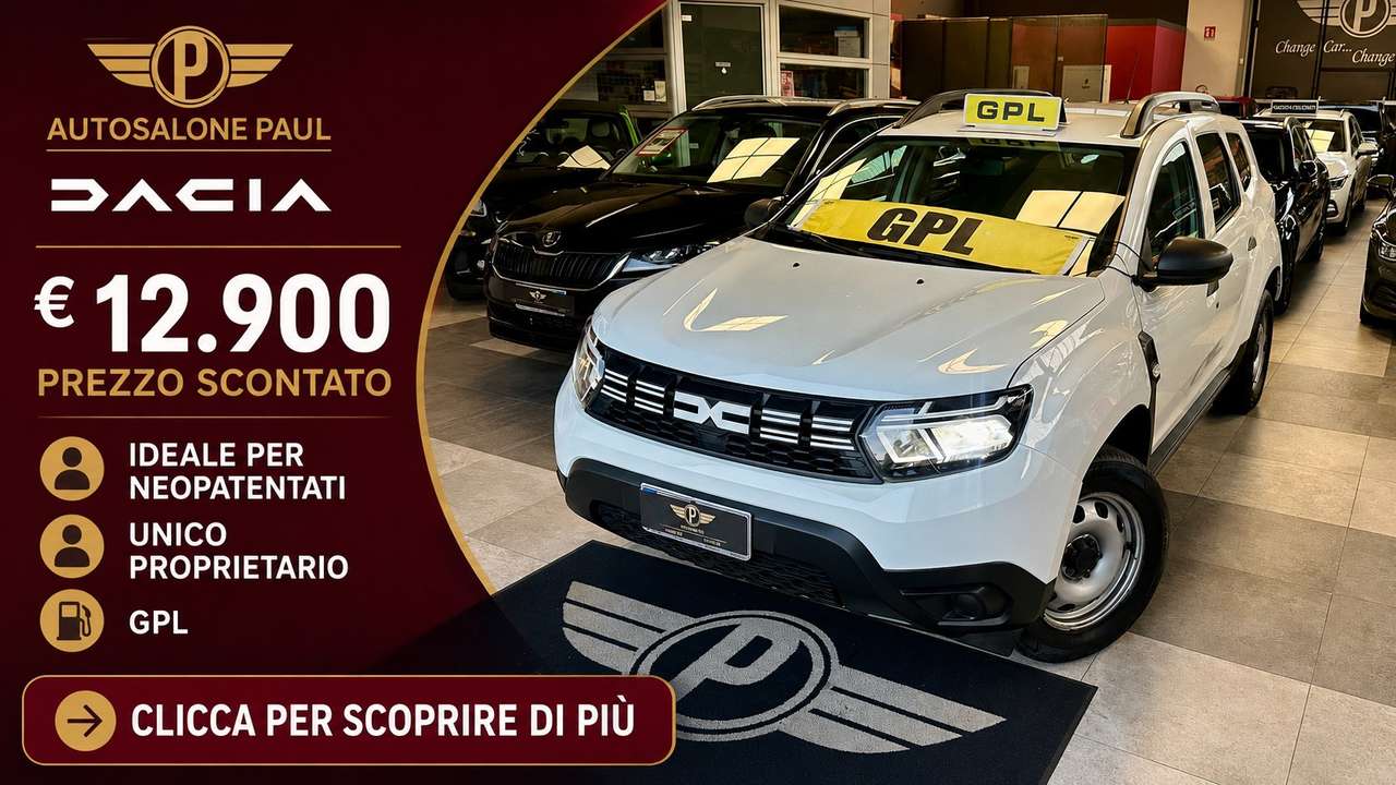 Dacia Duster II 1.0 TCe 100CV 4X2 GPL Essential - Pronta Consegna - Unico proprietario