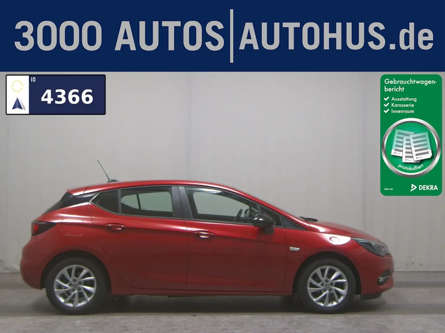 Opel Astra 1.5 D Business Ed. Navi LED RFK Shz AHK Rouge - 1