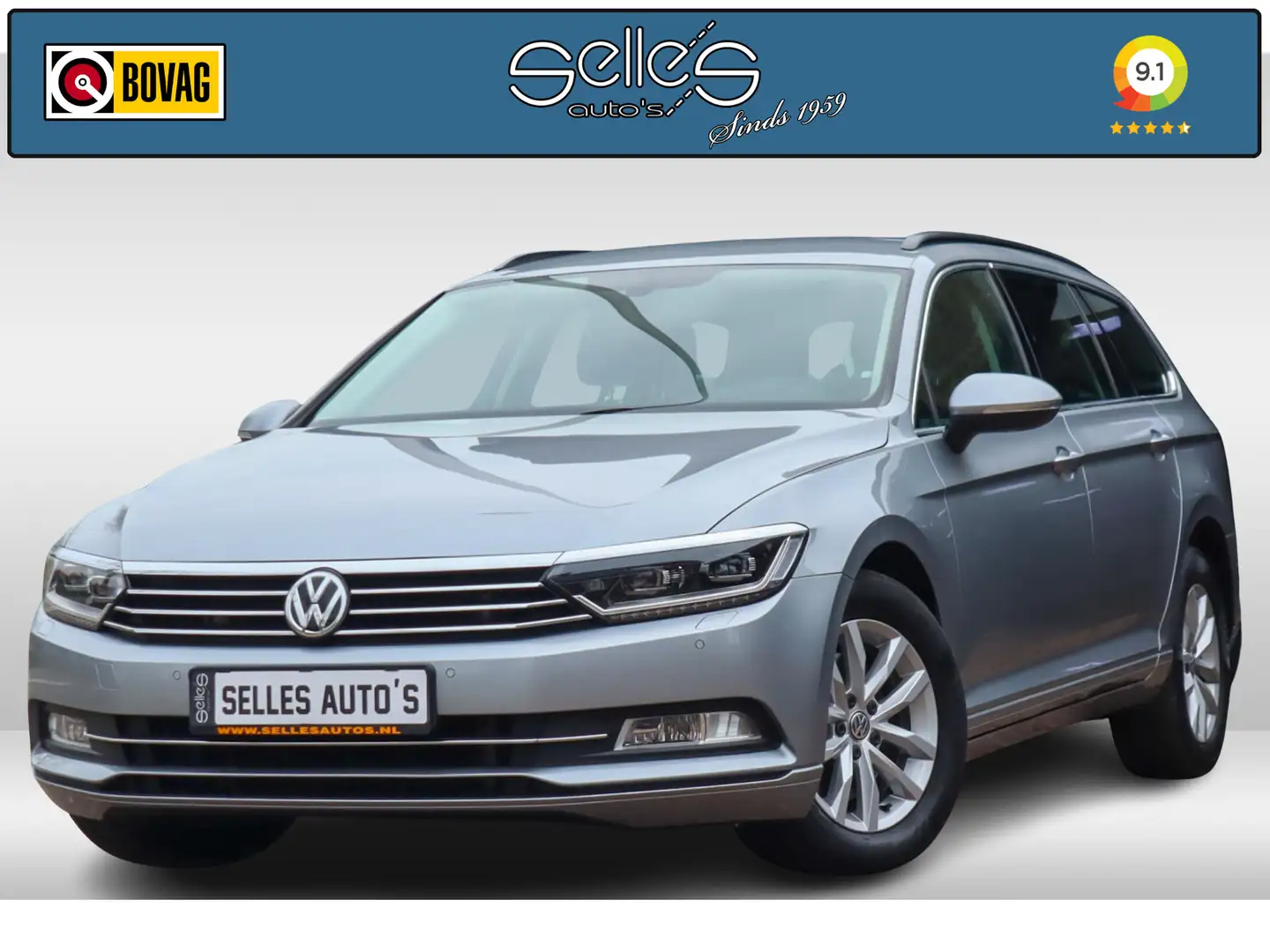 Volkswagen Passat Variant 1.6 TDI Comfortline | elektrische trekhaak | Navig Gris - 1