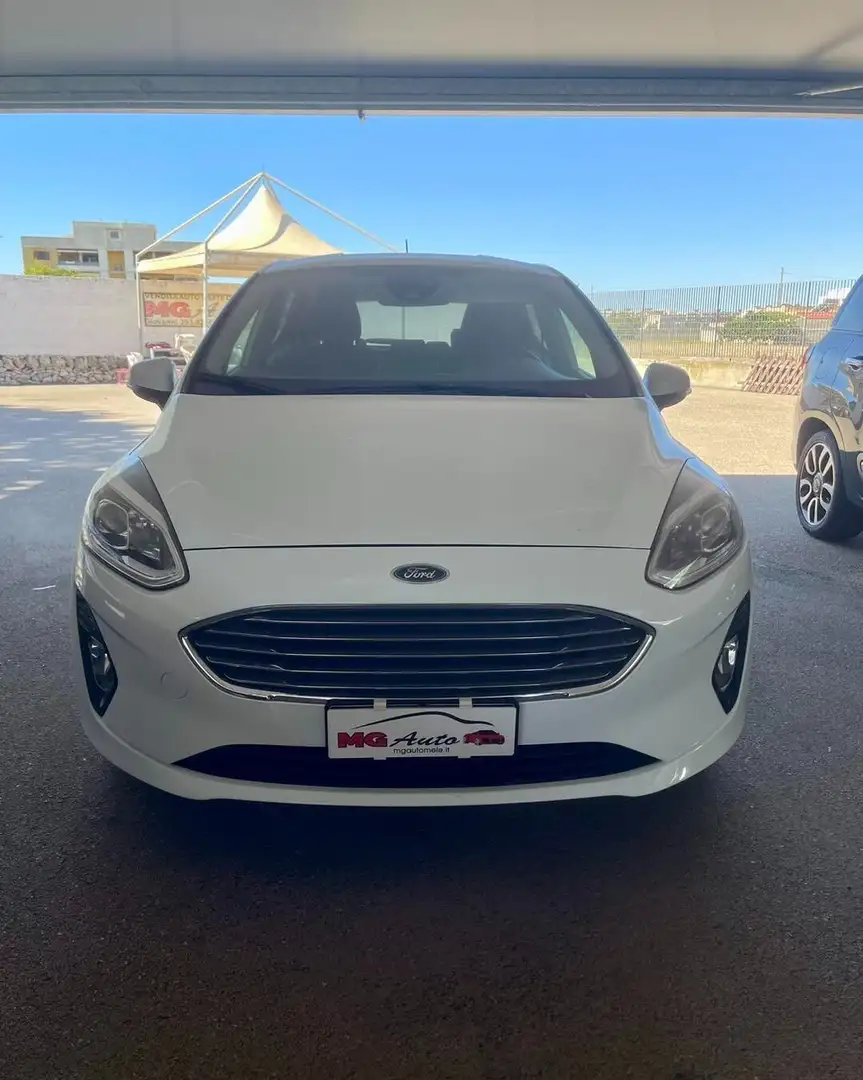 Ford Fiesta Fiesta 1.5 EcoBlue 5 porte Titanium Blanc - 1