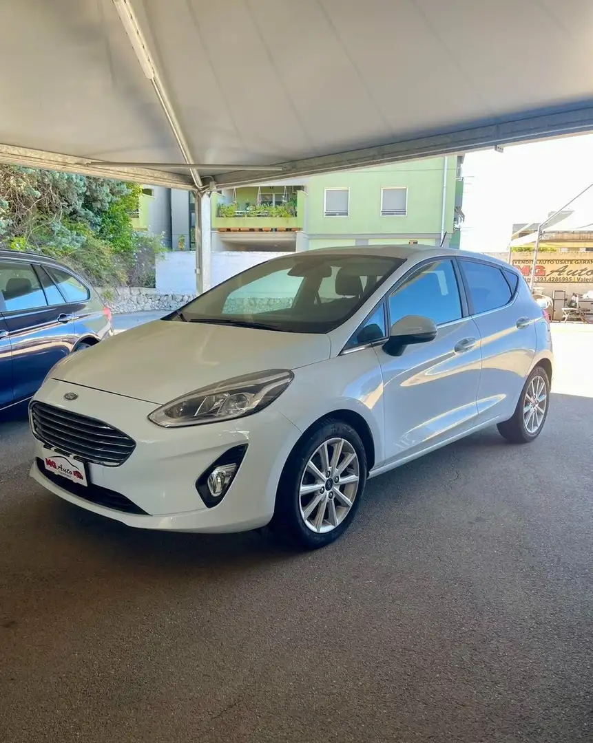 Ford Fiesta Fiesta 1.5 EcoBlue 5 porte Titanium Blanc - 2