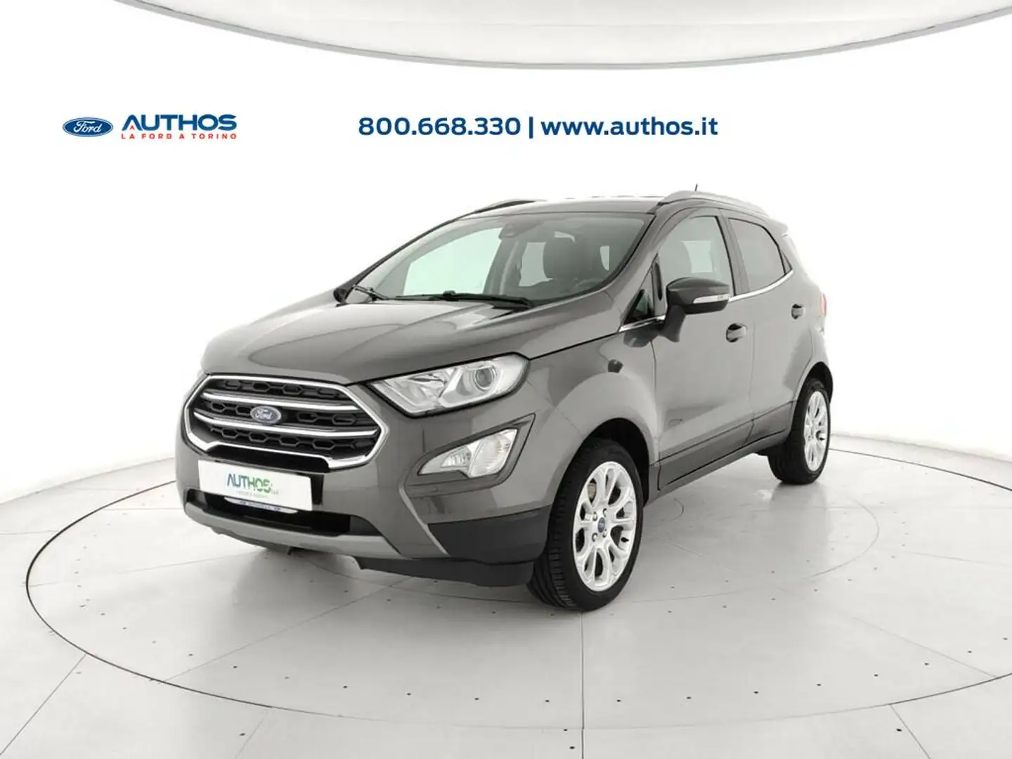 Ford EcoSport 1.0 ecoboost Titanium125cv Šedá - 1