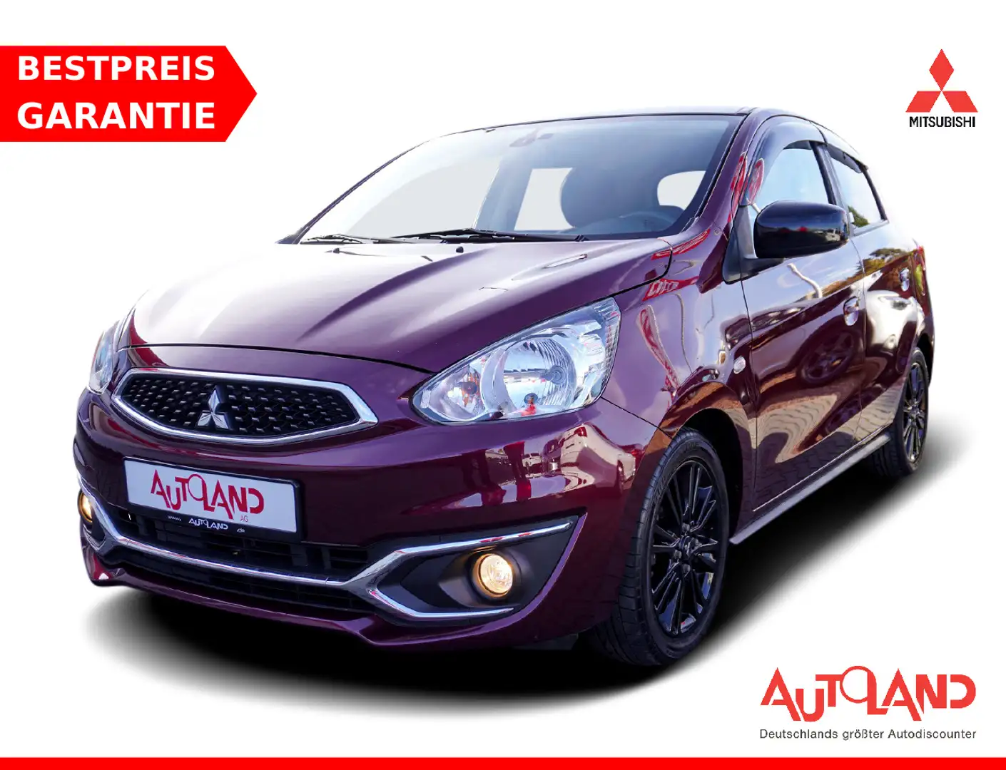 Mitsubishi Space Star 1.2 Active+ Navi Android Apple Klima Rouge - 1