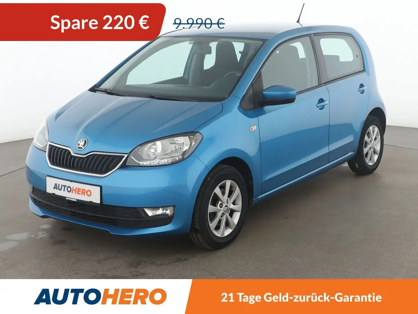 Skoda Citigo 1.0 MPI Style *ALU*SHZ*PDC* Blau - 1