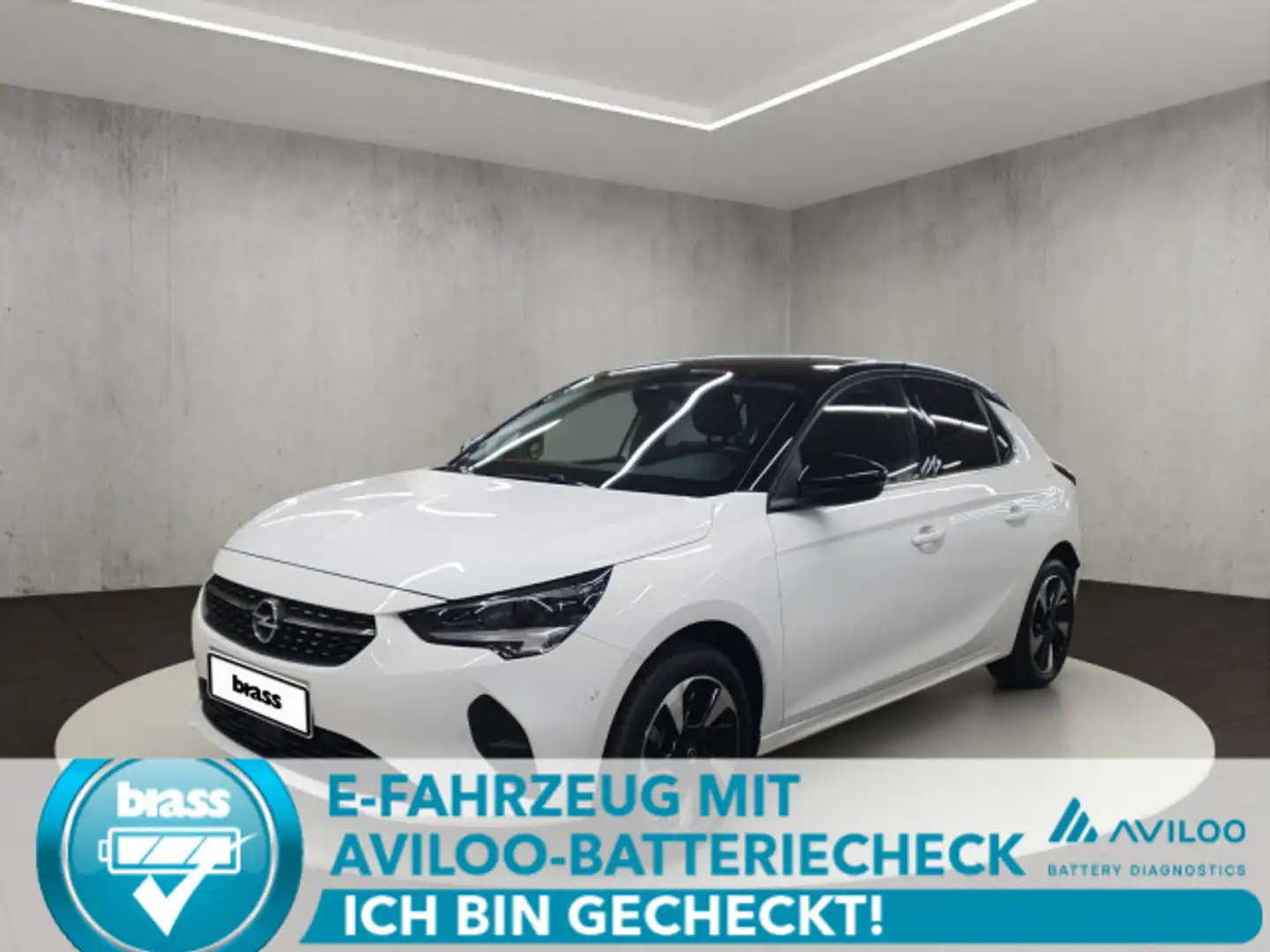 Opel Corsa-e Elegance (Automatik-Elektroantrieb) Weiß - 1