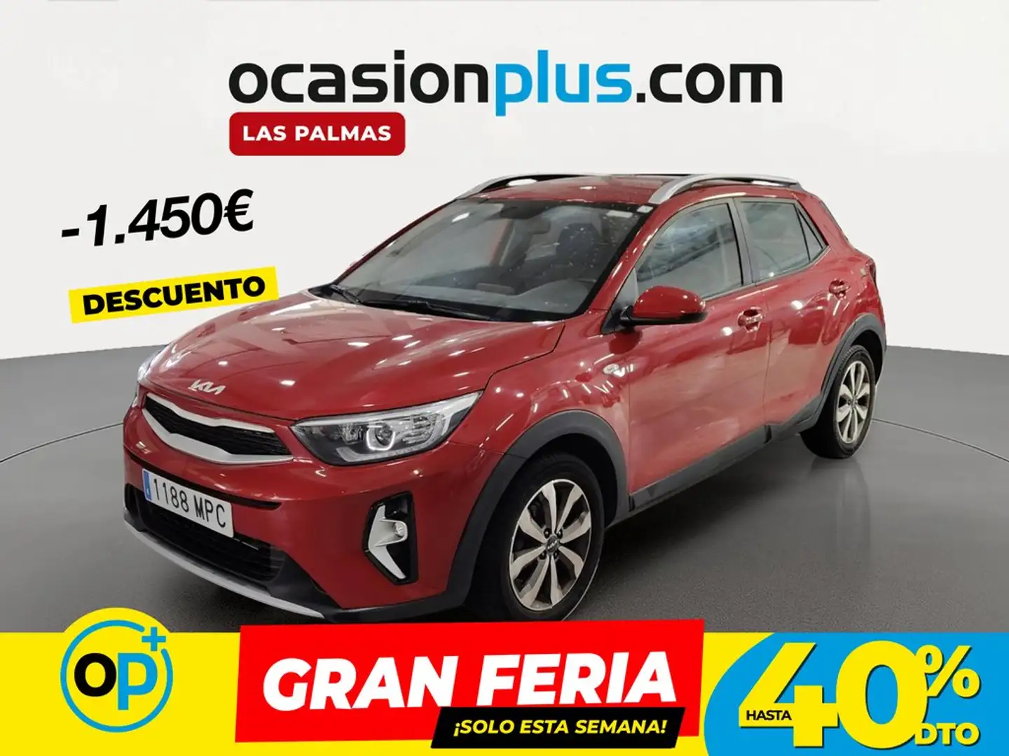 Kia Stonic 1.0 T-GDi Eco-Dynamic Concept 100 Rojo - 1