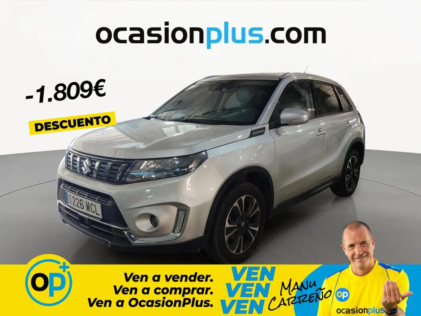 Suzuki Vitara 1.4T GLX Mild Hybrid Aut. Gris - 1