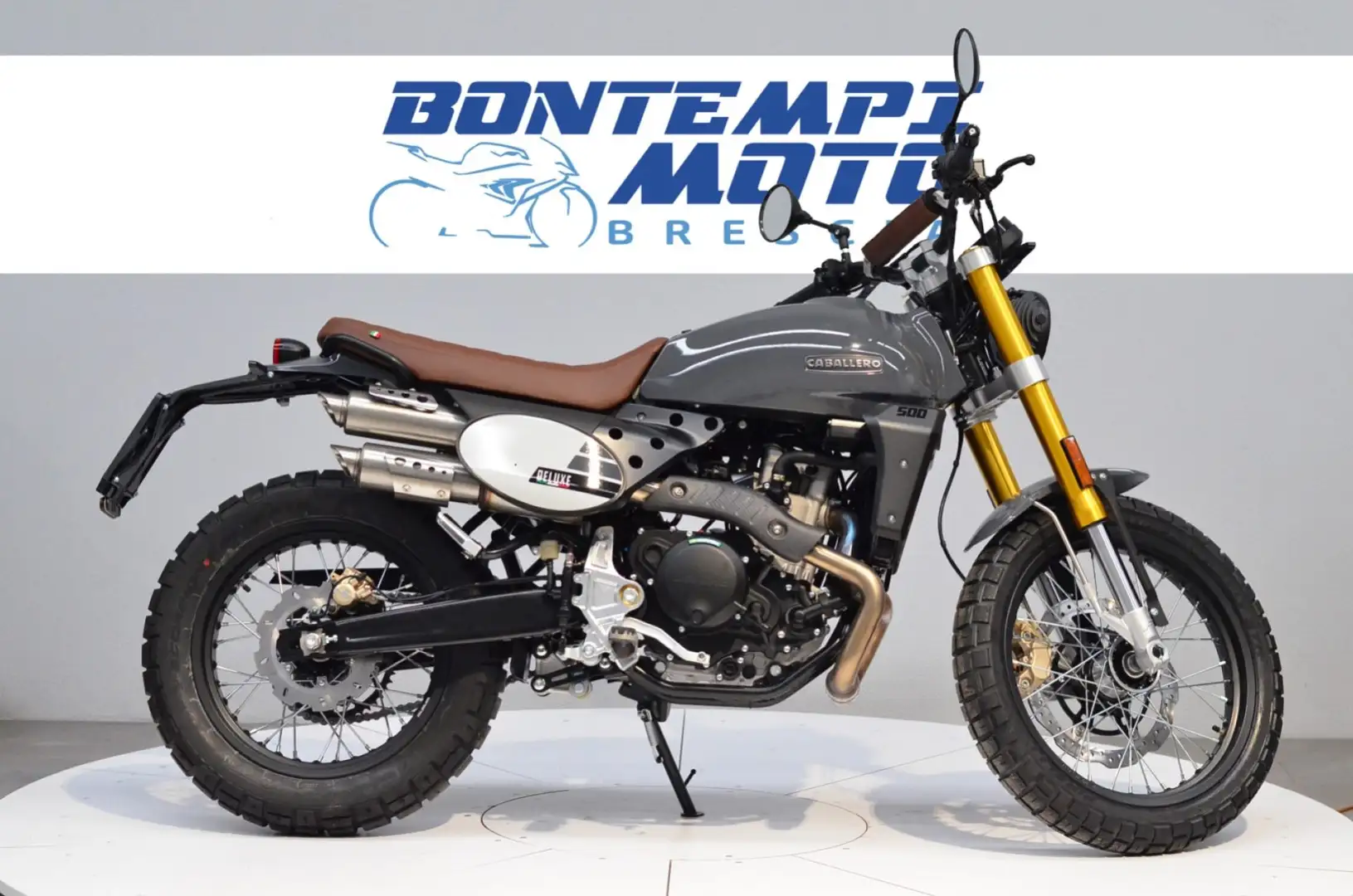 Fantic Caballero 500 Scrambler Deluxe - NUOVO Gri - 1