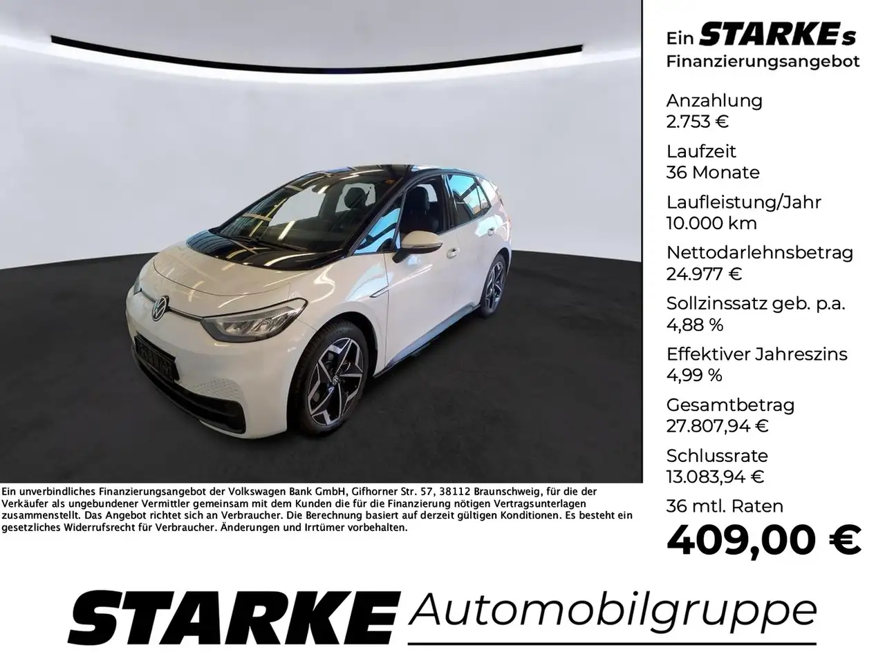 Volkswagen ID.3 Pro S 4-Sitzer 82kwh 19"LM