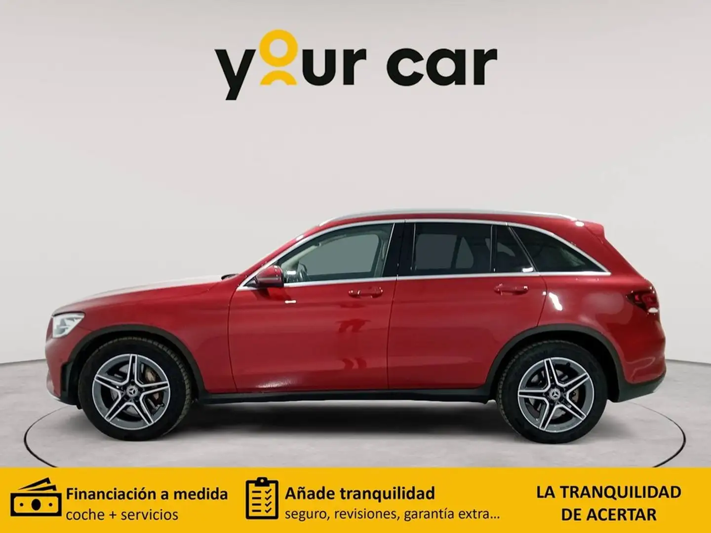 Mercedes-Benz GLC 220 d 4MATIC Rojo - 2