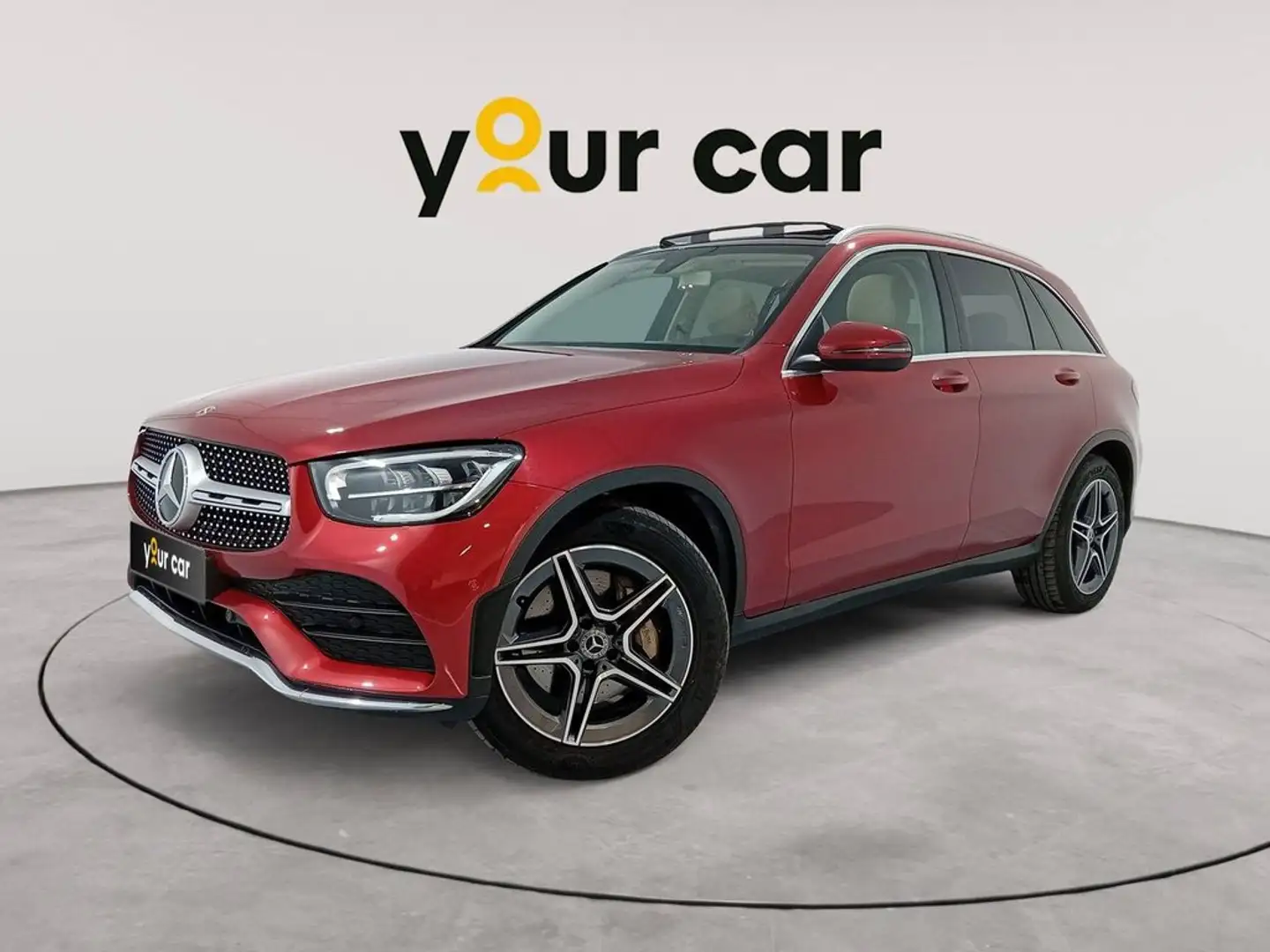 Mercedes-Benz GLC 220 d 4MATIC Rojo - 1