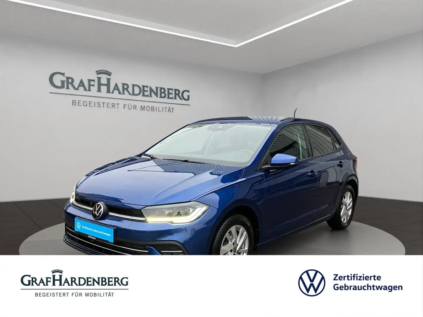 Volkswagen Polo Style 1.0 TSI DSG Navi Blau - 1