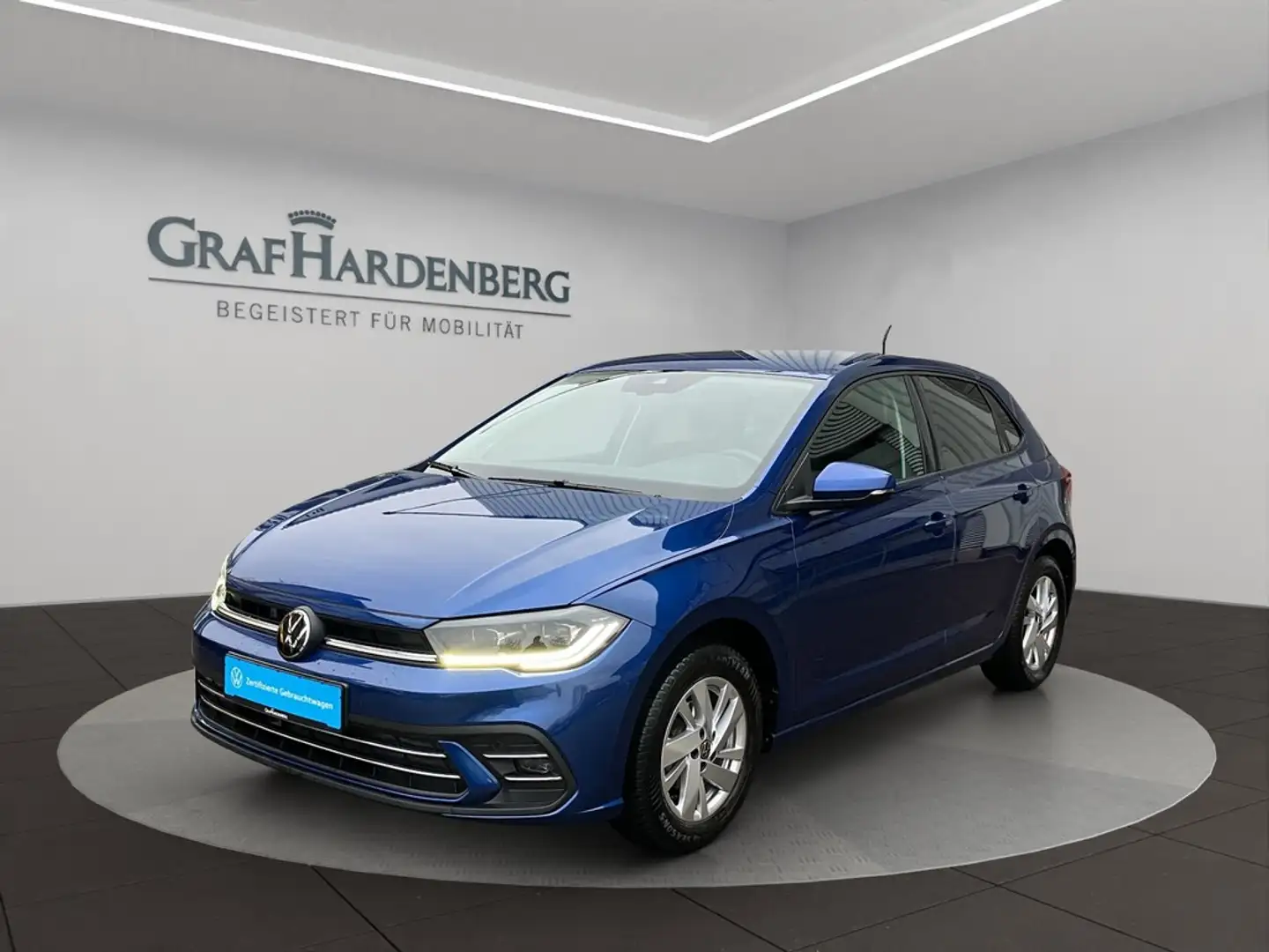Volkswagen Polo 1,0 l TSI OPF DSG Style Blau - 1