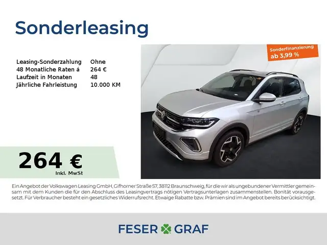 Volkswagen T-Cross R-Line 1.5 TSI 110kW DSG AHK Kamera GJR