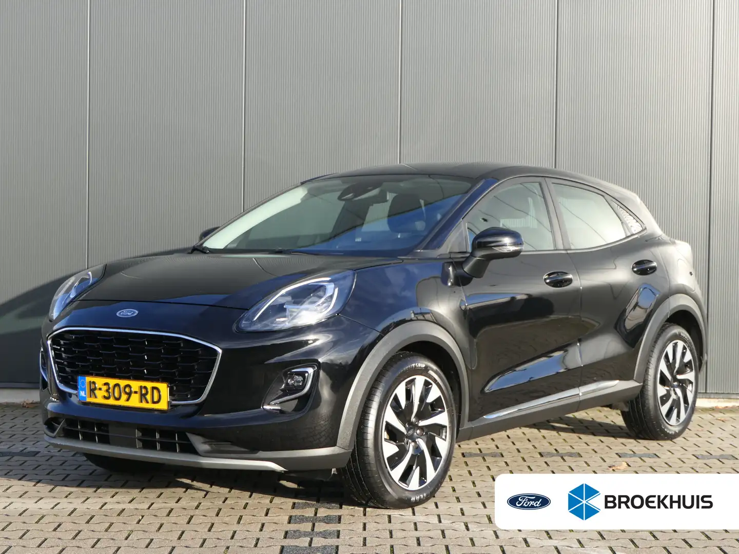 Ford Puma 1.0 EcoBoost Hybrid Titanium | Trekhaak | Navigati Zwart - 1