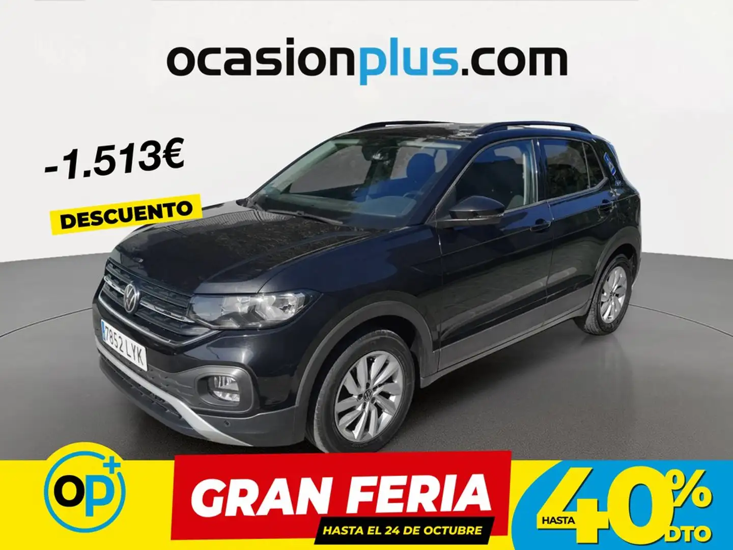 Volkswagen T-Cross 1.0 TSI Advance DSG7 81kW Negro - 1
