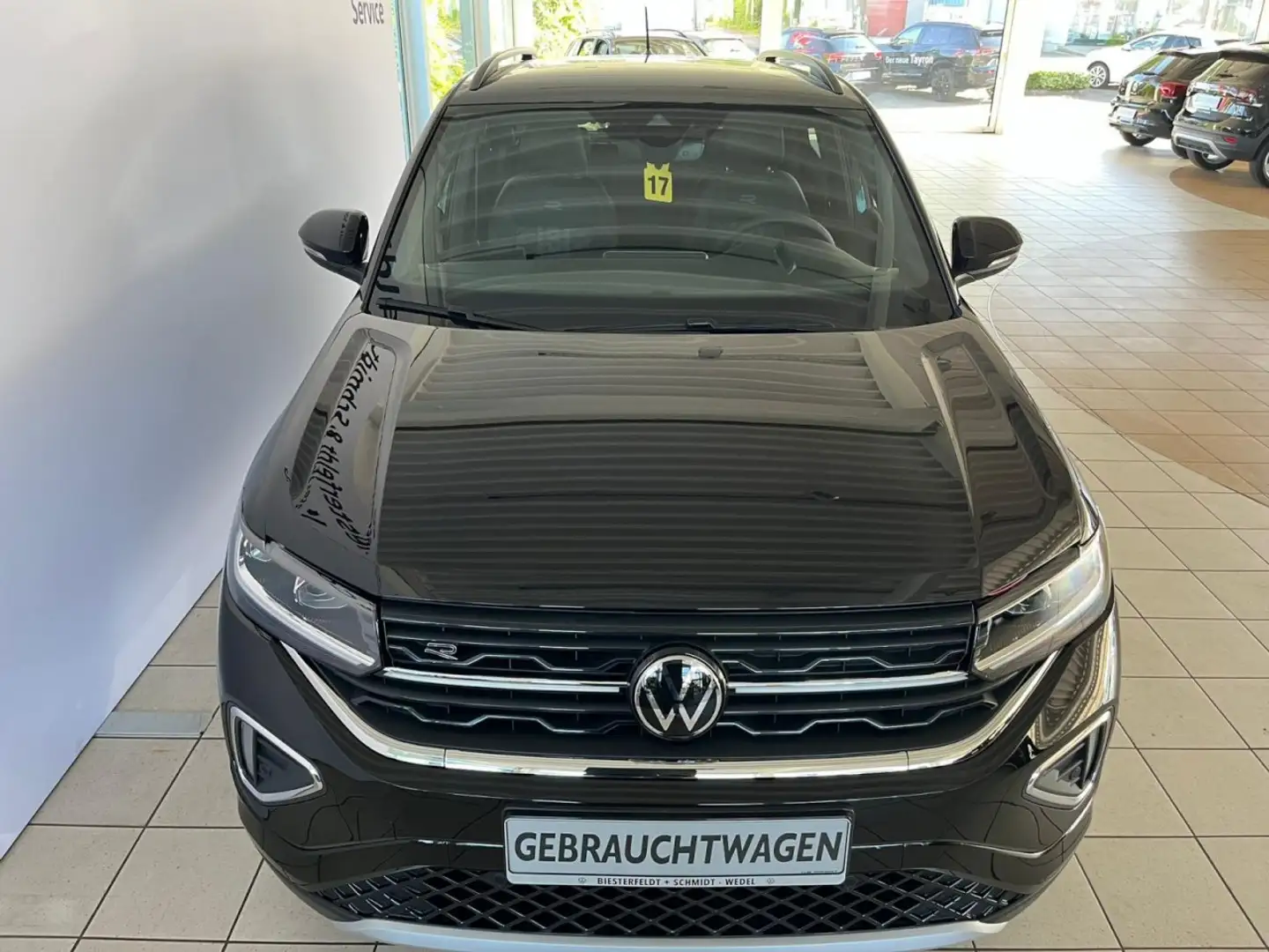 Volkswagen T-Cross R-Line1.5TSI DSG AHK RFK SHZ LED APP ACC Klima Zwart - 2