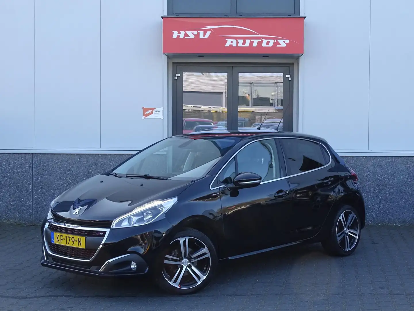 Peugeot 208 1.2 PureTech GT-line navi LM 3e eig org NL Zwart - 1