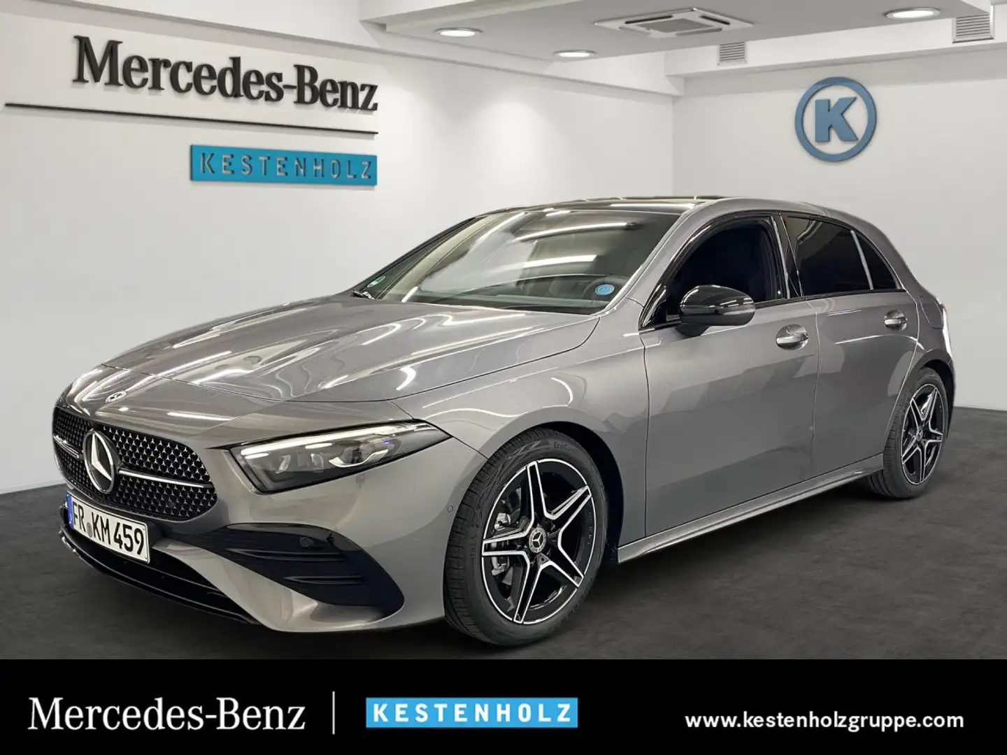 Mercedes-Benz A 200 AMG+PANO+KEYLESS+MULTIBEAM+PARK+DISTR Grau - 1
