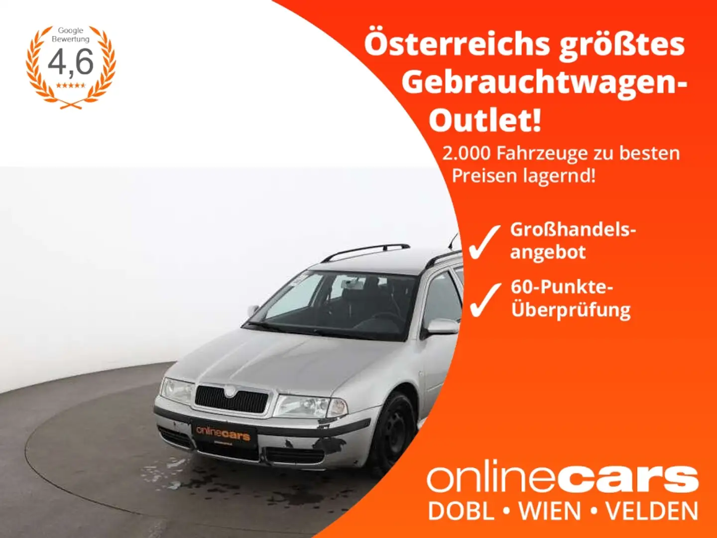 Skoda Octavia Combi 1.9 TDI Tour KLIMA-ANLAGE RADIO Silber - 1