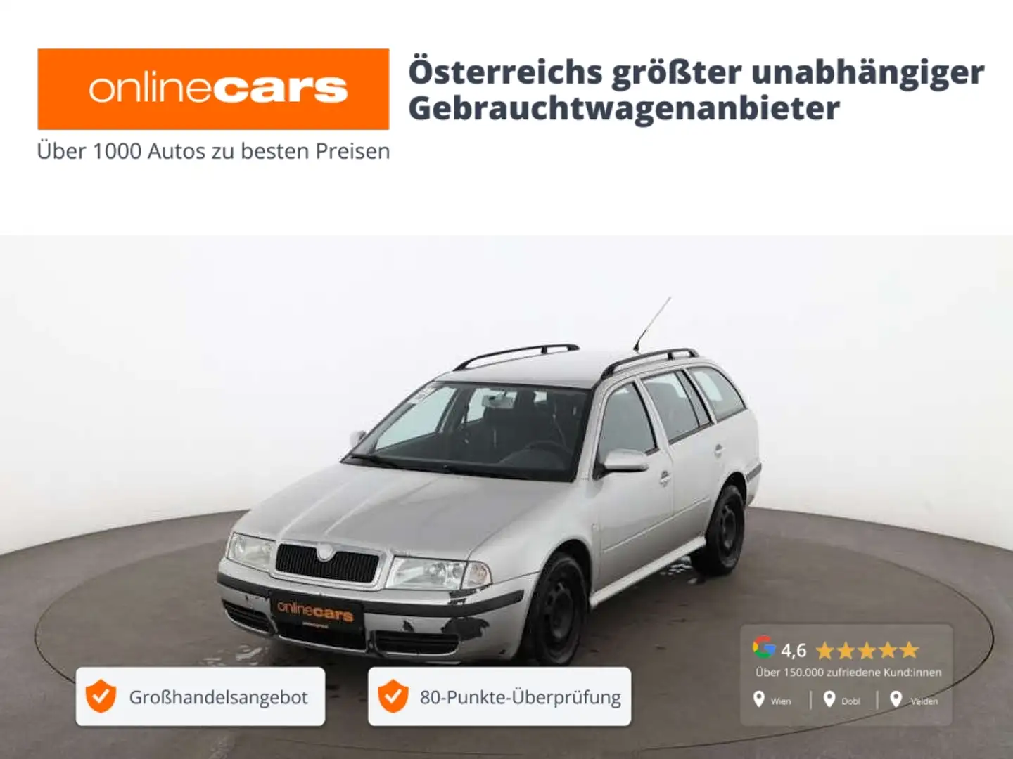 Skoda Octavia Combi 1.9 TDI Tour KLIMA-ANLAGE RADIO Silber - 1