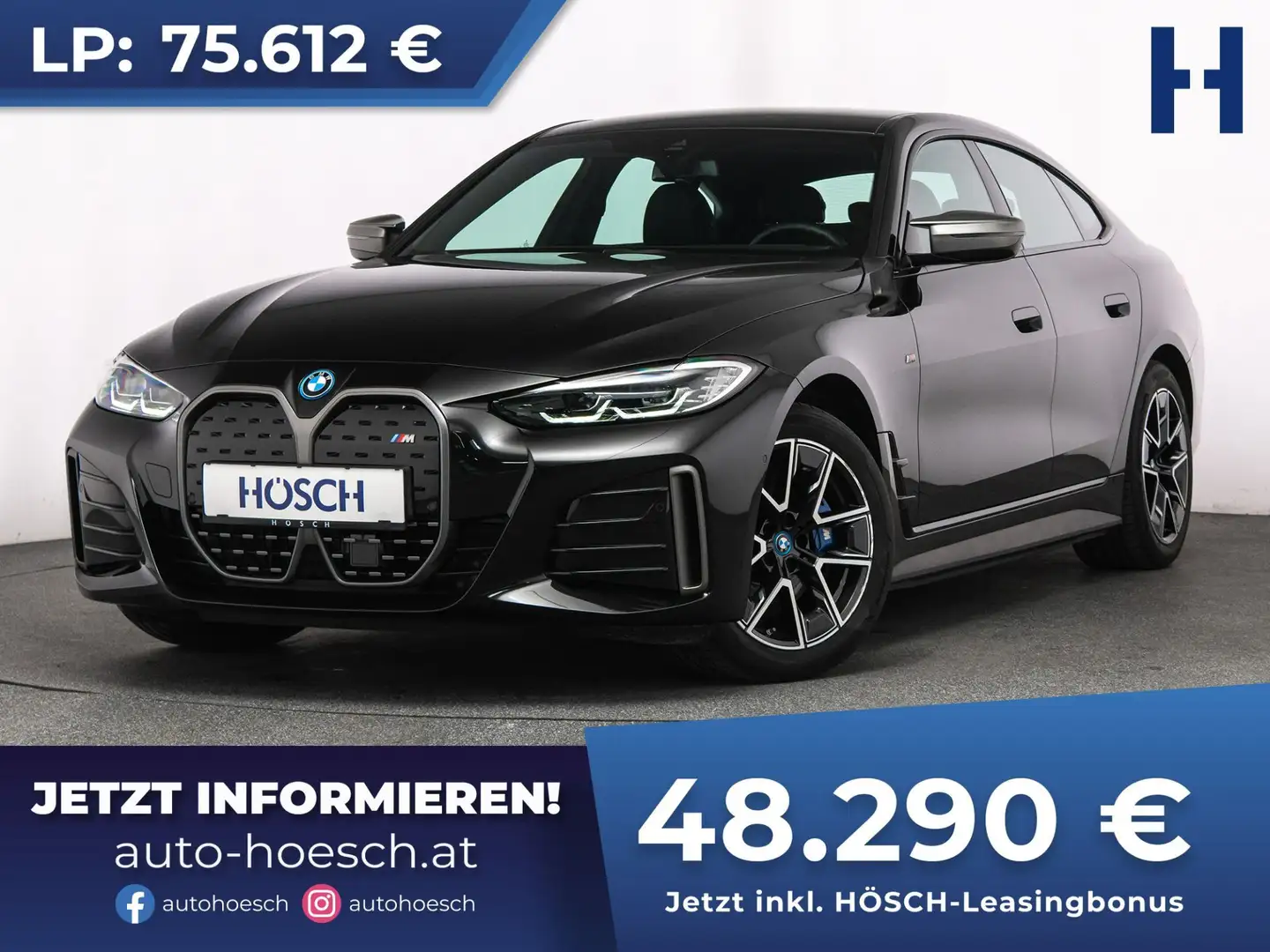 BMW i4 M50 Gran Coupe TOP-SCHNÄPPCHEN Schwarz - 1